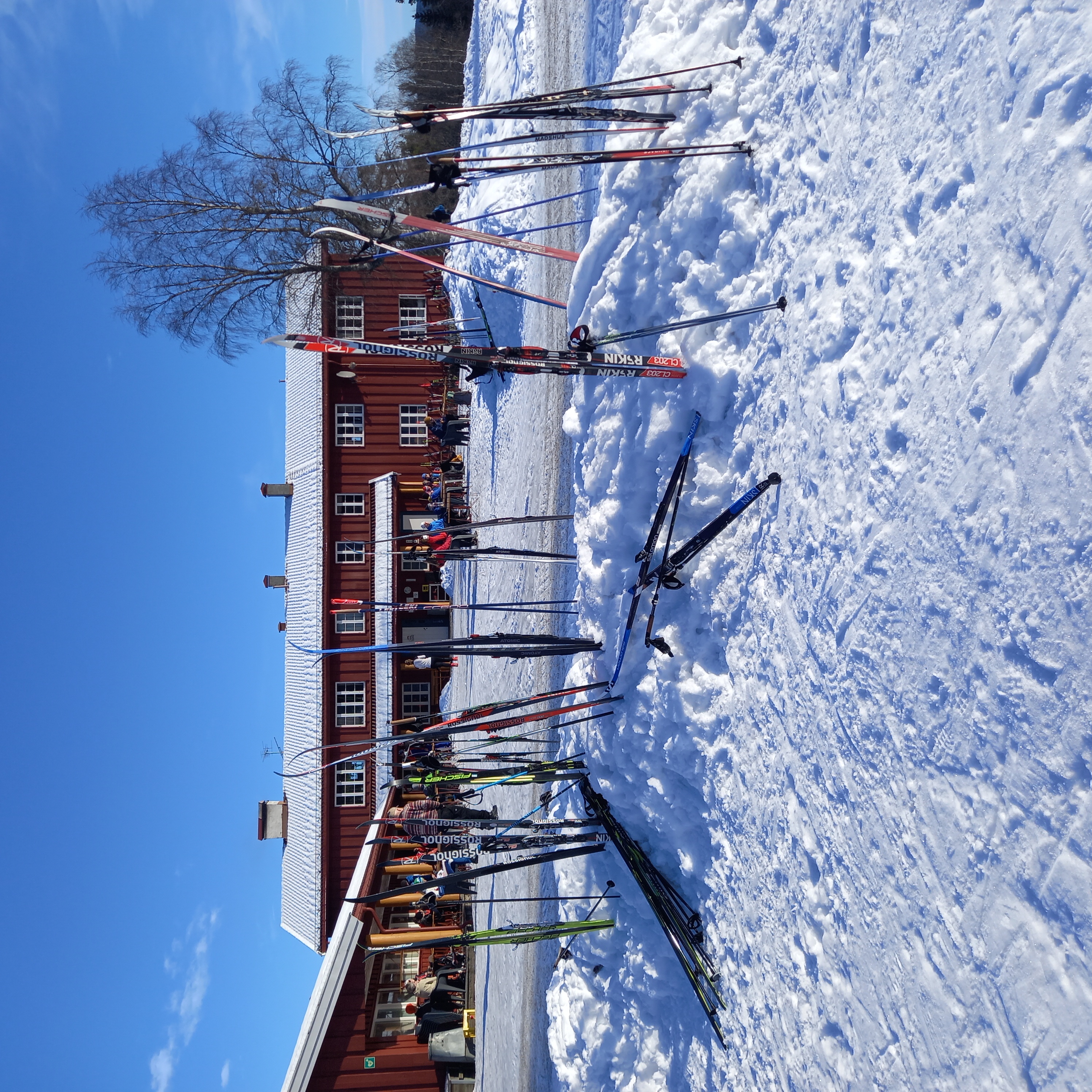 Ullevålseter vinter ski og folk